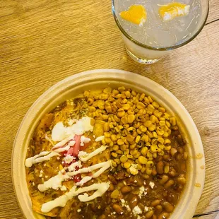 Green pork chili enchiladas - carnitas