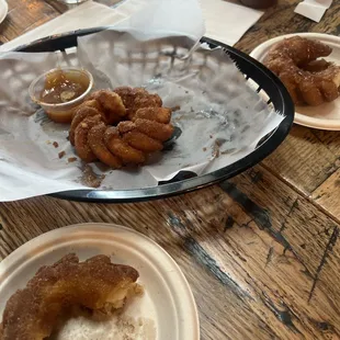 I absolutely love this place!  The food is amazing, the staff is ALWAYS so kind. Do not leave this place without the churro donuts.