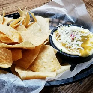 The Alley Queso! Favorite part of our meal. Mmm...