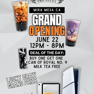 Our Grand opening