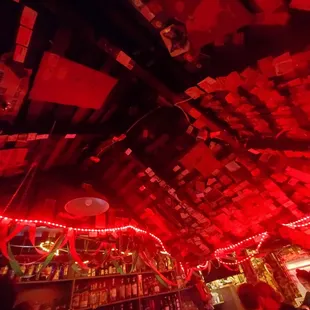 Decor in bar area