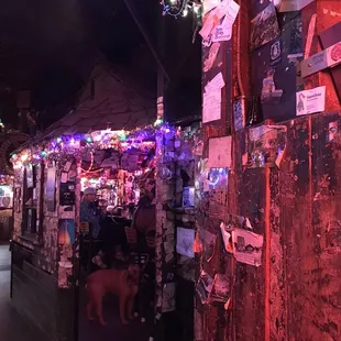 The interior is lots of fun to look at lots of books and crannies and alley cats to look for