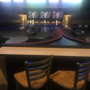 Premium bowling area