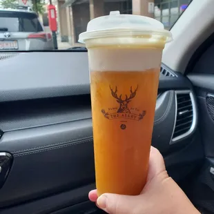 Peach Oolong Milk Tea