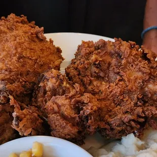 Fried Chicken Sundays - breading was flavorless and not great texture - meh