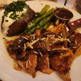 Veal Scaloppini - average. A bit tough