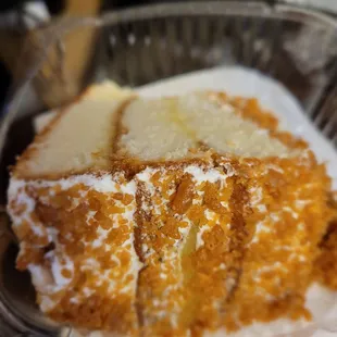 @The Alley Restaurant Bar &amp; Grill 7/6/2022. Get Ur Delicious Lemon Crunch Cake Here! Did u know that they sell this@Diamond Head Grill, YES!