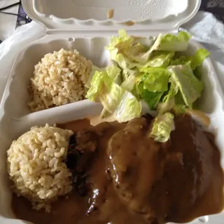 handmade Hamburger Steak Plate