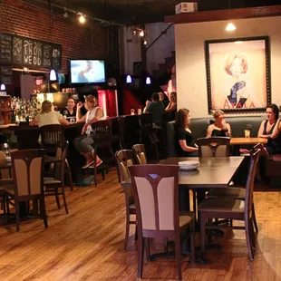 people sitting at the bar