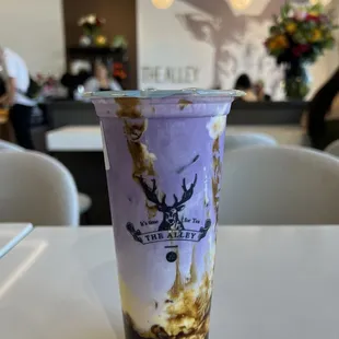 Ube Taro Brown Sugar with Deerioca Milk