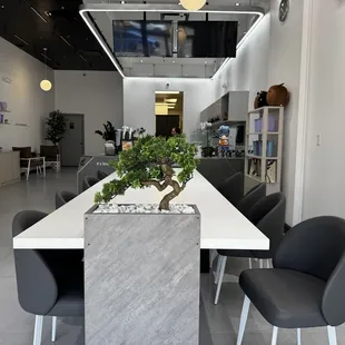 Inside + ordering counter