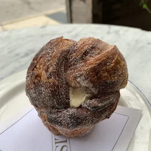 Cronut with orange pastry cream. Awesome!