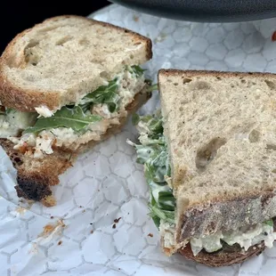 Chicken salad sandwich
