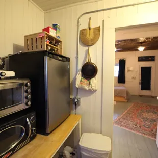 looking at the front door from the kitchen