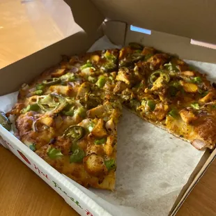 Butter chicken pizza (small)