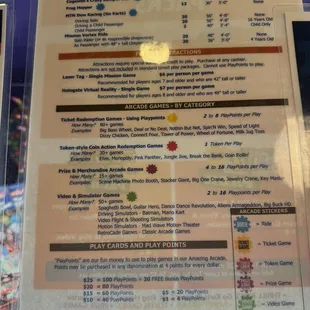 Prices