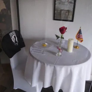 POW / MIA remembrance installation