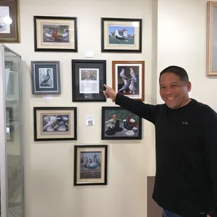 GARY Romig art #americanpigeonmuseum #pigeonmuseum