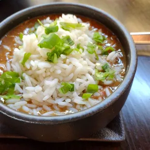 $11 chicken and sausage gumbo