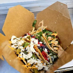 I asked the chef to surprise me with the tacos. This amazing combination is what he gave me!