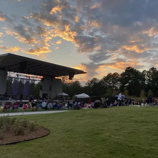 Venue space in front of stage
