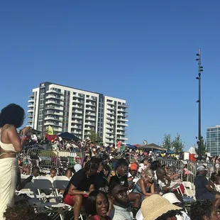 View of apartments behind us.