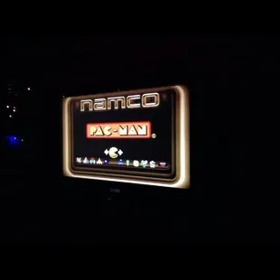 Come to the corner of the bar for FREE 80s NAMCO games including PAC-MAN! ^_^