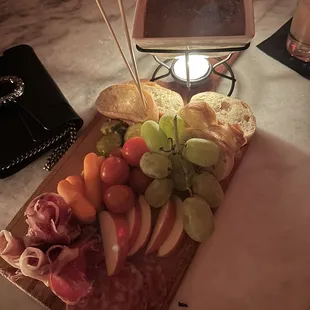 Charcuterie and fondue