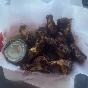 BBQ hoisin wings YUM