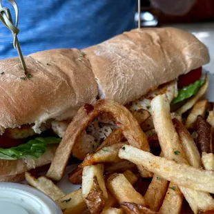 Haddock fish sandwich