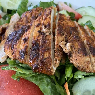 Blackened chicken salad