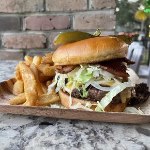 Burger &amp; fries