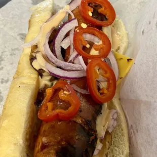 Roast Beef Hot Dog