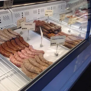 House made sausage selection at Chop Shop.