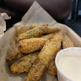 Fried okra