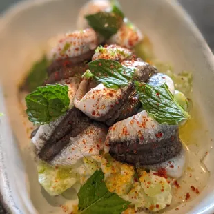 Local SF anchovy pickled