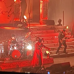 View from the first row left front balcony