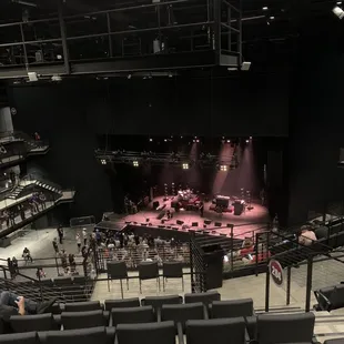 the stage and auditorium