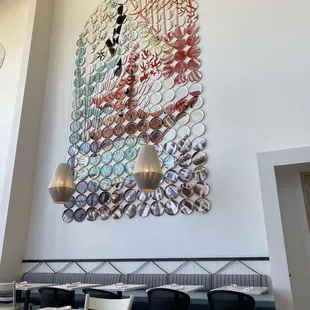 Decorations from the restaurant