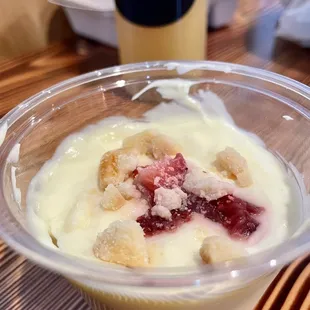 Strawberry Shortcake pudding