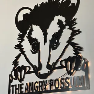 the angry possum logo