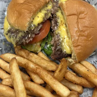 Wardell burger...made with velveeta cheese