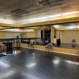 Welcoming studio space for yoga, ballet, and more