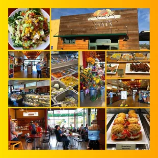 Montage of images from El Cerrito Natural Grocery - Prepared Food Annex