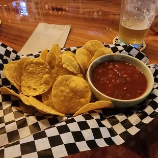 Chips and salsa...
