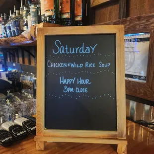 I will be here every Saturday from 3:00 p.m. to closing...