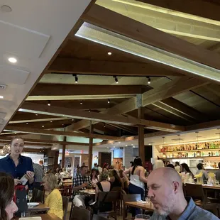 Bar area and seating.