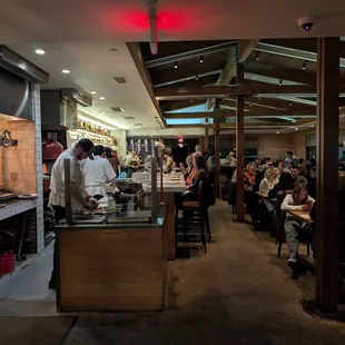 Super packed on Saturday night