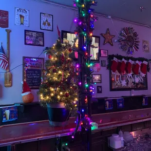 Bar Xmas tree