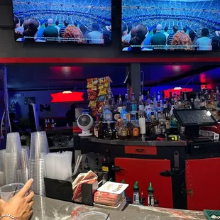 Cool little hole in the wall bar to watch the games! Or play pool!